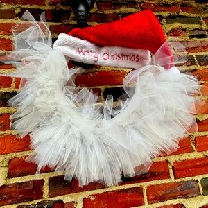 Handmade Santa Claus wreath